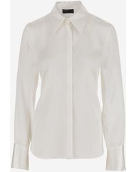 F.it - Stretch Silk Shirt - Lyst