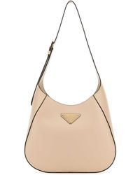 Prada - Light Leather Shoulder Bag - Lyst