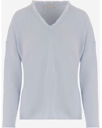 Allude - Wool And Cashmere Sweater - Lyst