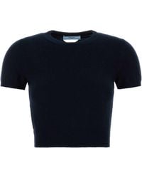 Prada - Midnight Cashmere Sweater - Lyst