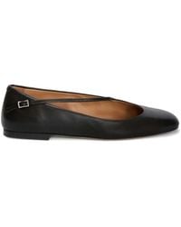 Jil Sander - Leather Ballet Flats - Lyst