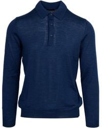Fay - T-shirts En Polo's Blauw - Lyst