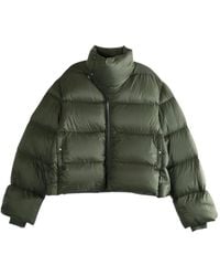 Rick Owens - Down Jacket With Asymmetrical Zip - Lyst