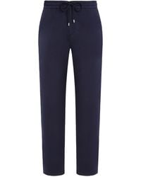 Vilebrequin - Stretch Cotton Drawstring Trousers - Lyst