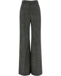 Valentino Garavani - Two Tone Wool Palazzo Pant - Lyst