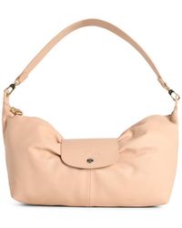 Longchamp - 'Le Pliage Xtra Bow' Leather 'Crème' Shoulder Bag - Lyst