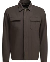 Herno - Cotton Overshirt Jacket - Lyst
