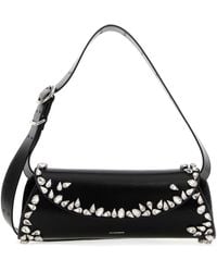 Jil Sander - Leather Small Cannolo Crossbody Bag - Lyst