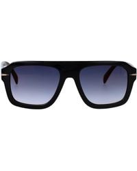 David Beckham - Havana Acetate Sunglasses - Lyst