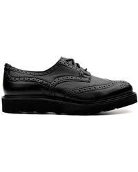 Tricker's - Tricker 's Flache Schuhe schwarz - Lyst