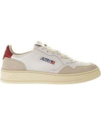 Autry - Medalist Low Leather And Suede Sneakers - Lyst