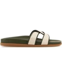 Ancient Greek Sandals - Two-Tone Canvas Desmos Slippers - Lyst