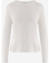 Max Mara - Max Mara T-Shirt Cotton-Blend T-Shirts & Jerseys - Lyst