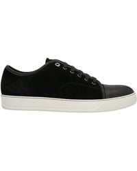 Lanvin - Schuhe Sneaker low FUR Veloursleder - Lyst