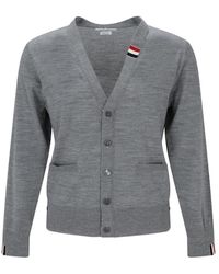 Thom Browne - Wool Cardigan - Lyst