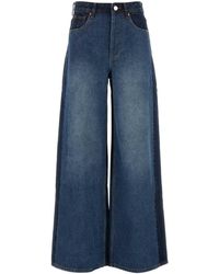 Camilla & Marc - Two Tone Denim Palma Wide Leg Jeans - Lyst