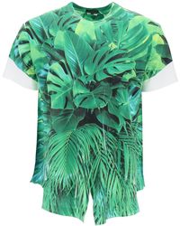 Comme des Garçons - Jungle Print T -Shirt mit - Lyst