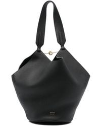 KHAITE - Lotus Small Leather Shoulder Bag - Lyst