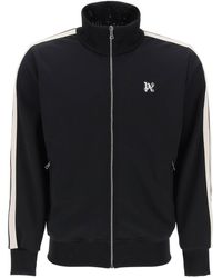 Palm Angels - "Track Sweatshirt With Contrasting Bands - Lyst
