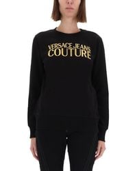 Versace Jeans Couture - Logo Sweatshirt - Lyst