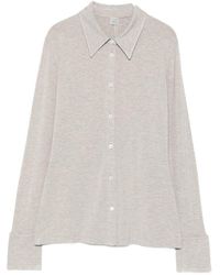 TOTEME - Slim Solid Shirt - Lyst