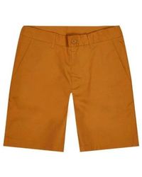 Fred Perry S1507 644 Short Marron - Orange