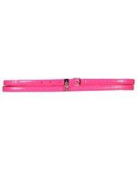 McQueen - Double Belt With Skull And Pavè - Lyst