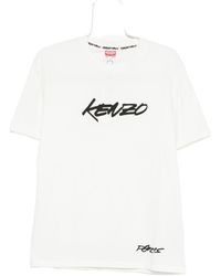 KENZO FUTURA - Logo Cotton T Shirt - Lyst