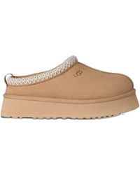UGG - Tasman Ii Slippers Met Plateauzool En Gevlochten Afwerking - Lyst