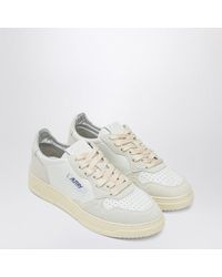 Autry - Medalist Leather And Suede Trainer - Lyst