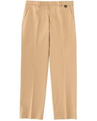 Gucci - Cotton Tailored Pants - Lyst