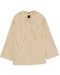 TOTEME - Baumwoll-Blousonjacke mit Schal - Lyst