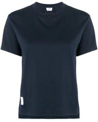 Thom Browne - Logo-Patch Short-Sleeve T-Shirt - Lyst