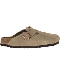 Birkenstock - Boston - Suede Sabot - Lyst