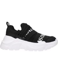 Versace Jeans Couture - Sneakers Couture Uomo Tessuto Nero - Lyst