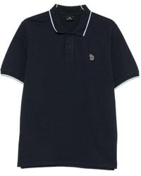 Paul Smith - Zebra Logo Cotton Polo Shirt - Lyst