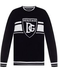 Dolce & Gabbana - Logo Cashmere Sweater - Lyst