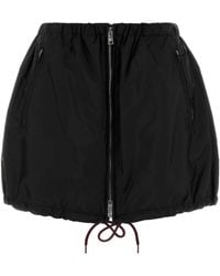 Prada - Re-Nylon Mini Skirt - Lyst