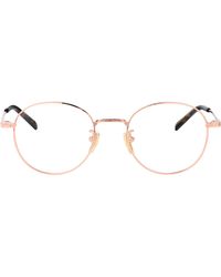 Gucci - Transparent Metal Glasses - Lyst