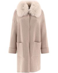 Giovi - Wool And Cashmere Coat Coats - Lyst