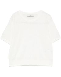 DUNST - Cotton And Linen T-Shirt - Lyst