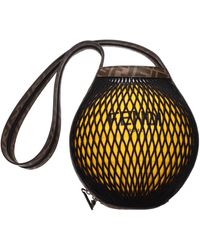 Fendi - Idee Regalo Ball Holder Uomo Tessuto Marrone - Lyst