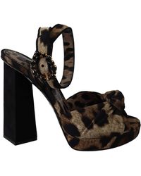 two strap leopard sandals