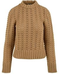 Aspesi - Pullover beige - Lyst