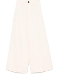 Forte Forte - Cotton High-waisted Trousers - Lyst