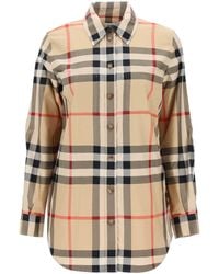 Burberry - Paola cheque camisa - Lyst