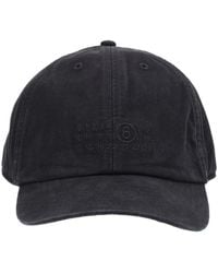 MM6 by Maison Margiela - Cotton Canvas Hat - Lyst