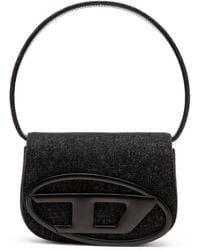 DIESEL - 1Dr Denim Shoulder Bag - Lyst