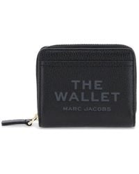 Marc Jacobs - Le mini portefeuille compact en cuir - Lyst