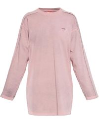 DIESEL - D-Aliene Mini-Jurk Met Lange Mouwen - Lyst
